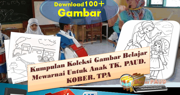 Kumpulan Gambar Sketsa Mewarnai Anak Paud