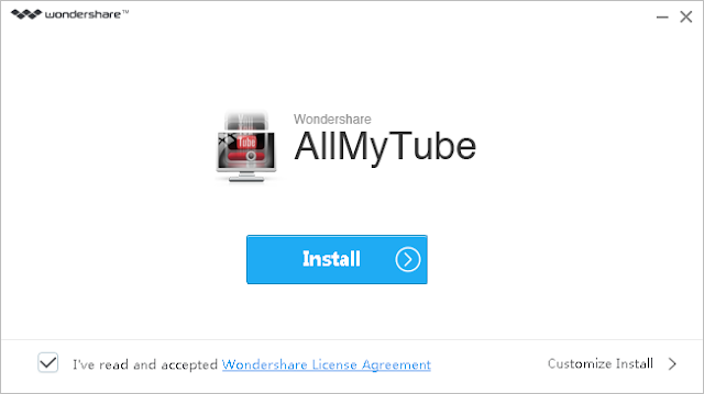 تحميل وتثبيت وشرح برنامج  Wondershare AllMyTube
