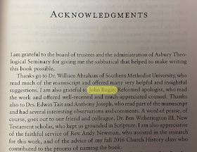 Acknowledgements page, “Roman but Not Catholic”