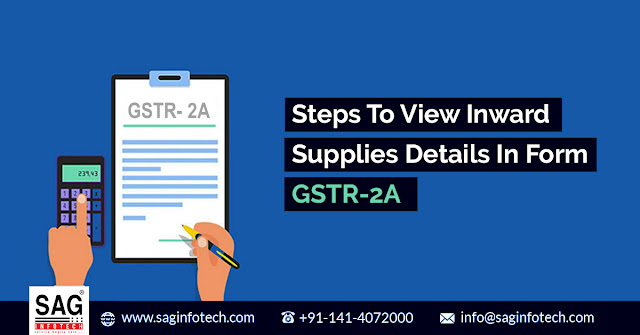 Supplies Details Form GSTR-2A