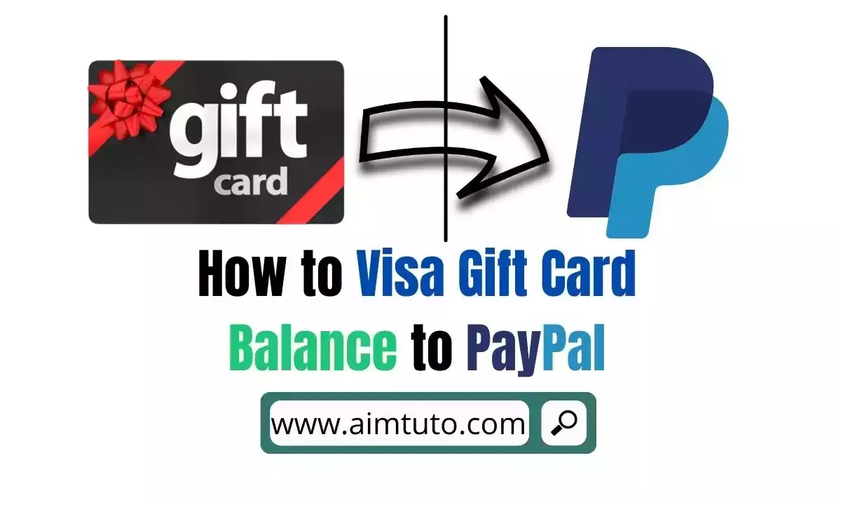 transfer visa gift card balance to paypal