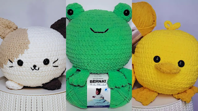 3 Tutoriales de Cojines de Animalitos a Crochet: Encanto y Alegría para Decorar el Cuarto de tus Pequeños 🐸