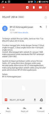 Hasil Rincian Saldo JHT Tahunan Format "PDF"