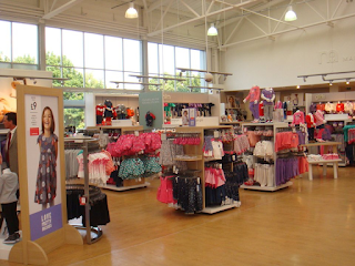 Clothing department in Mothercare Edmonton