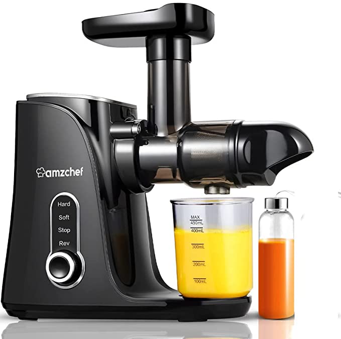 AMZCHEF Cold Press Juicer With Two Speed Modes And LED Display
