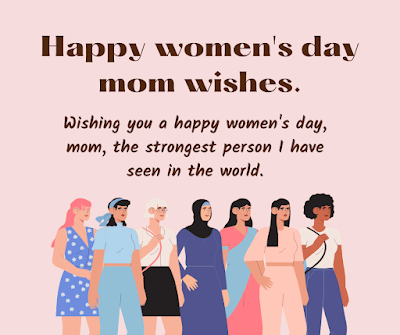 Image of women's day wishes for mom