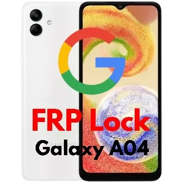 Remove Google account (FRP) for Samsung Galaxy A04