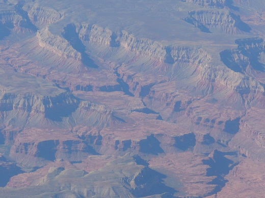 Aerial view grand canyon Phoenix