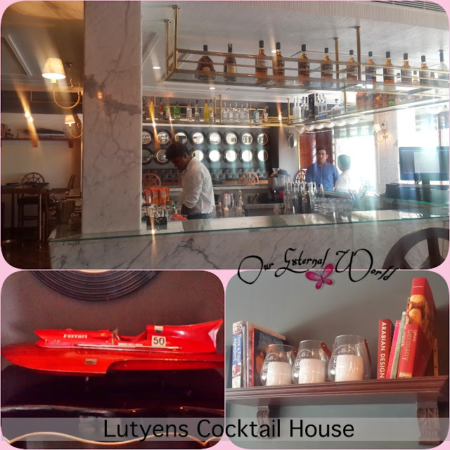 Sunday Brunch At Lutyens Cocktail House, bar, decor, indian food blogger