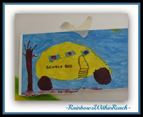 Child's School Bus Drawing Becomes the Basis for Professional Mural {Reggio Emilia, Italy} via RainbowsWithinReach 