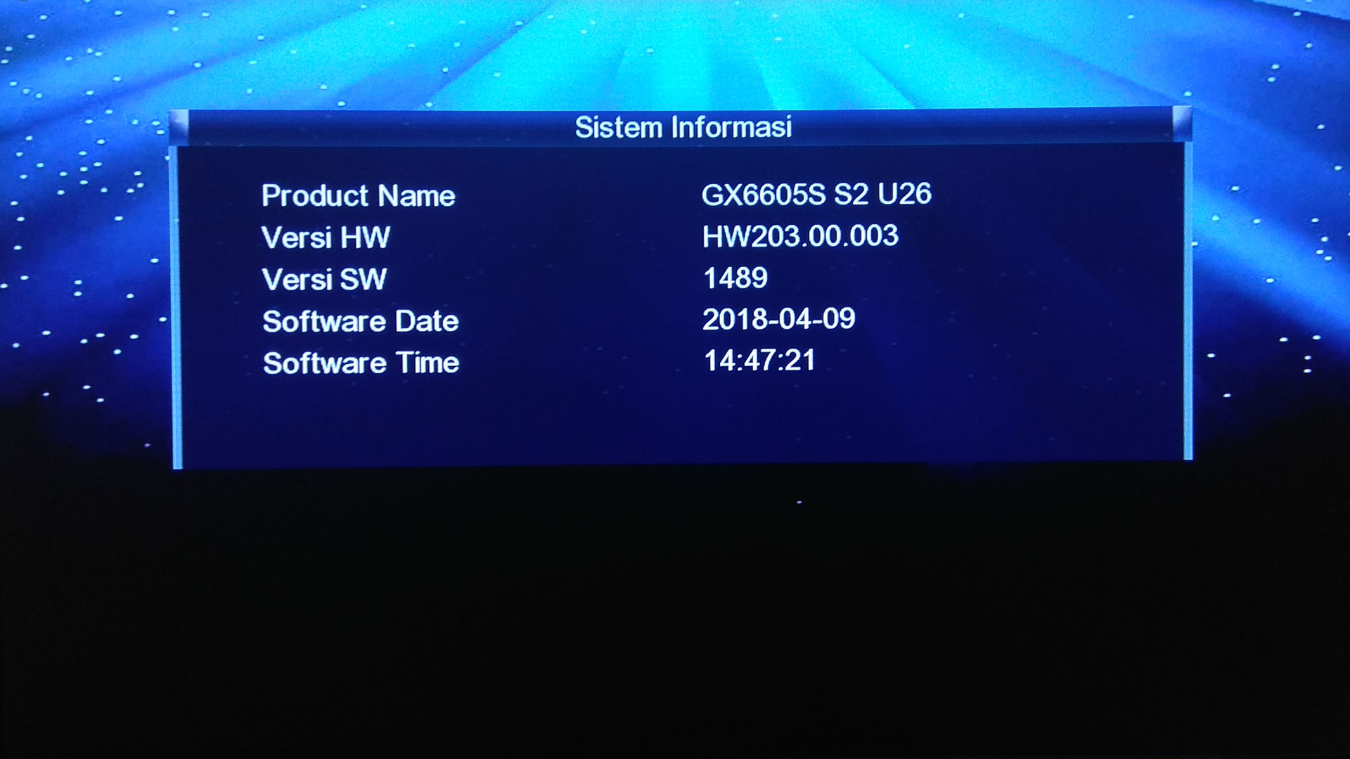 Firmware Winasat HD 88N SW Software Receiver Terbaru