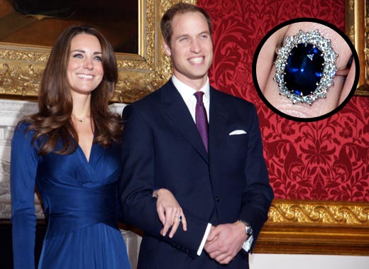 william and kate engagement ring picture. william and kate engagement