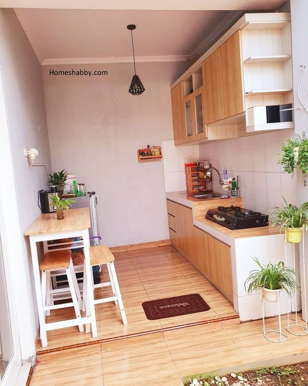 6 Inspirasi Desain Dapur Untuk Rumah Mungil Homeshabbycom Design Home Plans