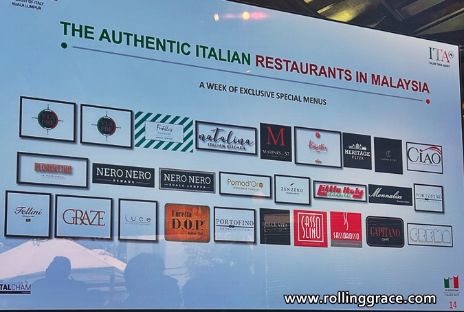 italian restaurants in malaysia