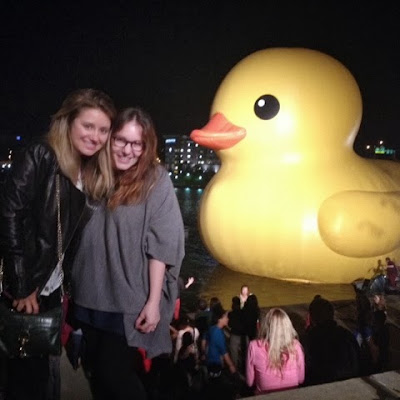 Giant Rubber Duck, Pittsburgh, art installation, Point State Park