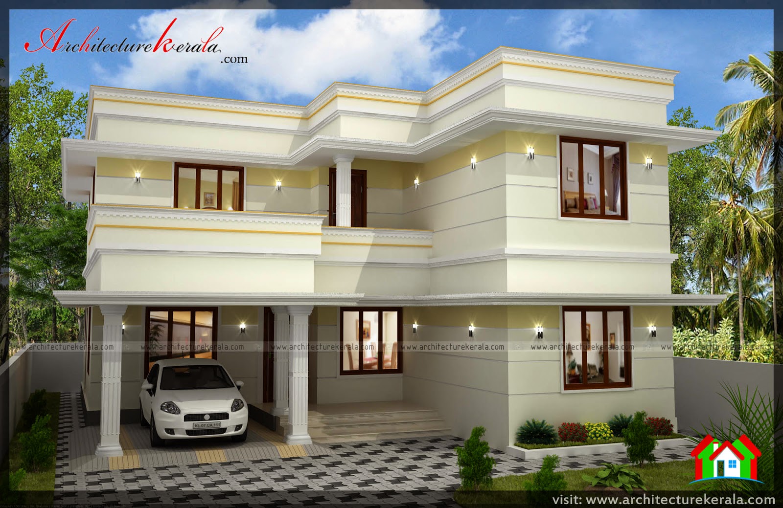 Double Storey Architectural Designs  Modern House 