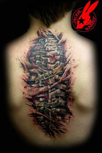 Spine Tattoos