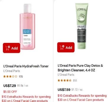 FREE L'Oreal Paris Skin Care CVS Deals