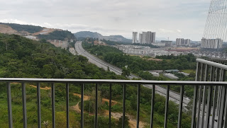 Panoramic view, balcony