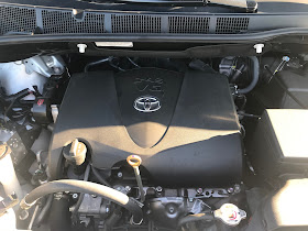 Engine in 2020 Toyota Sienna