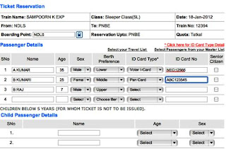 irctc ticket booking