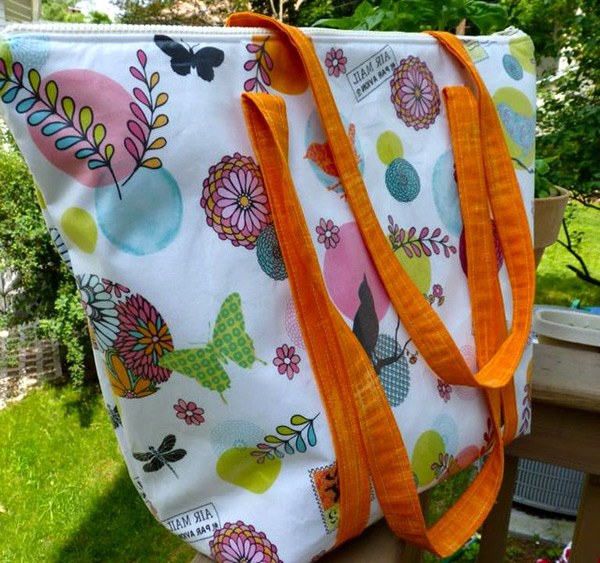 Laminated Insulated Summer Tote Tutorial