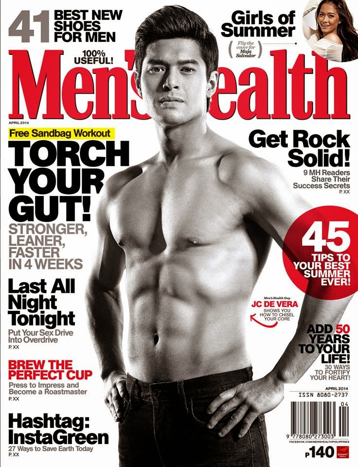 Maja Salvador Cover Mens Health Magazine April 2014 Issue