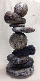 rock sculpture for PlacerArts Outside The Box exhibition