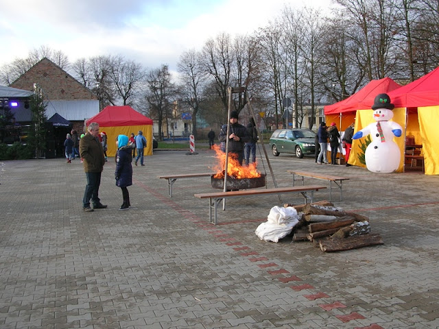 Babimost, targowisko, święta, ogień