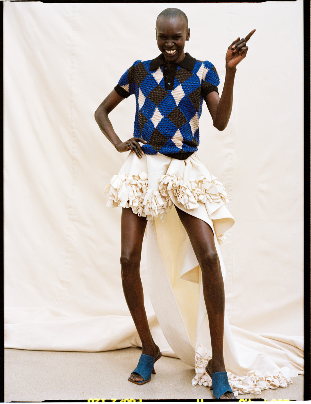 Alek Wek in Vogue Netherlands April 2023 by Sean Thomas