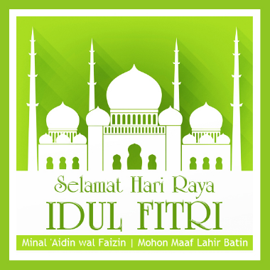 Gambar Ucapan Selamat Lebaran Idul Fitri 