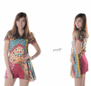 Inspirasi Model Gaun Batik Modern 18