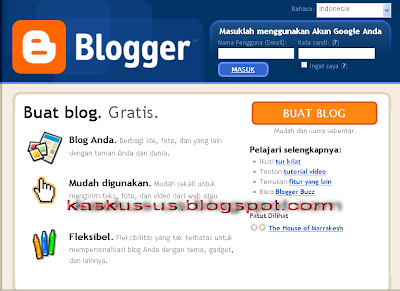 Cara membuat Blog