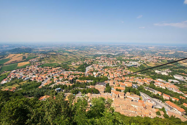 Panorama dalla Funivia di San Marino
