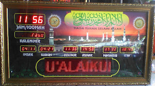 Jadwal sholat digital Aceh