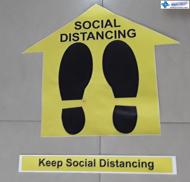 Keep Social Distancing Sticker