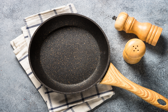 Non-stick-coated pans are perfect for making stir fries, scrambles, and omelets.