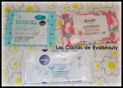 Toallitas desmaquillantes Primark, Bonté y Nivea