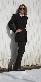 black tie and jacket for women over 50