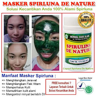 MASKER SPIRULINA