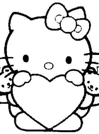 Free printable kitten coloring pages on cartoon paper for coloring