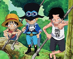 ワンピース ファン 阿波 ワンピースアニメ４９６話 いつか海へ 三人の悪童 ちかいの盃 放送