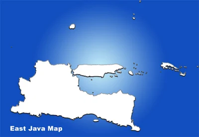 image: East Java blank map