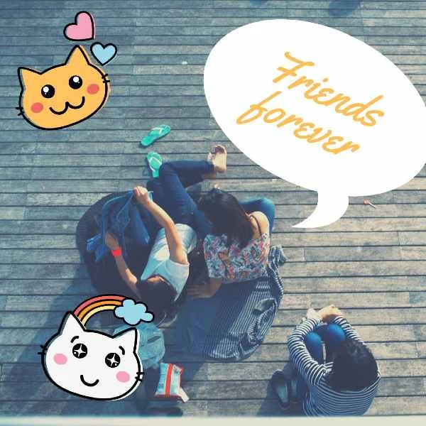 Short one word friendship quotes & captions in english for friends