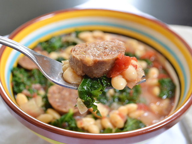 Sausage Kale Cassoulet