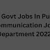  New Government Jobs In Punjab Communication Job Department 2022