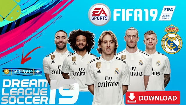 Download DLS19 Mod Real Madrid FIFA Offline Android