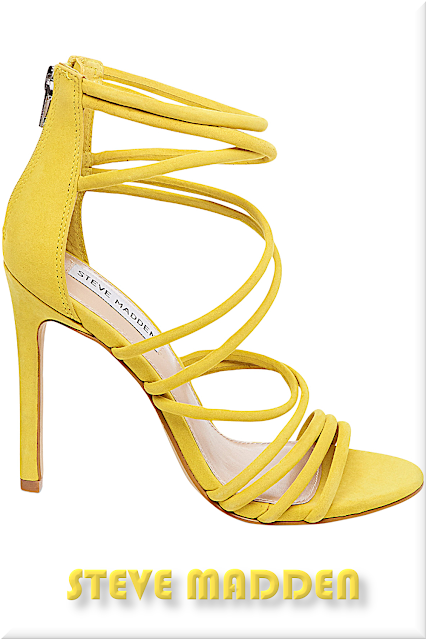 ♦Steve Madden yellow Santy strappy sandal #stevemadden #shoes #yellow #pantone #brilliantluxury