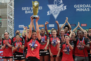 SESI Bauru Campeão da Supercopa Feminina de Voleibol de 2022