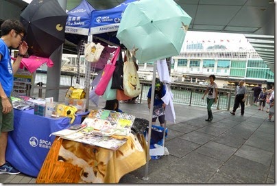 Hong Kong SPCA booth charity sale